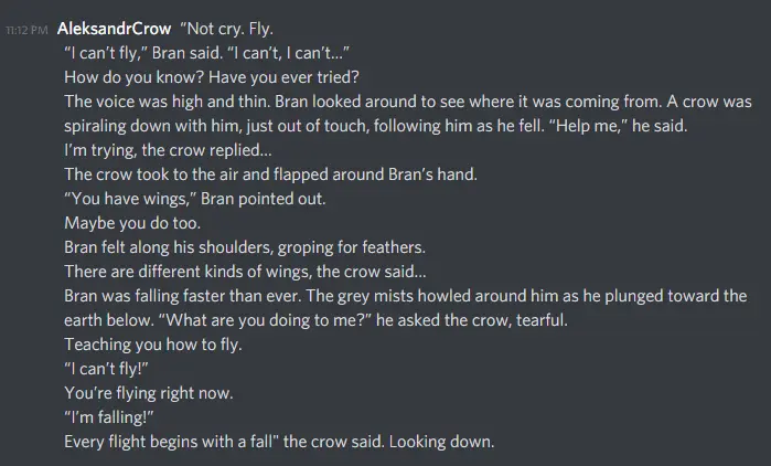 AlekCrow message