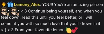 Lemony's message
